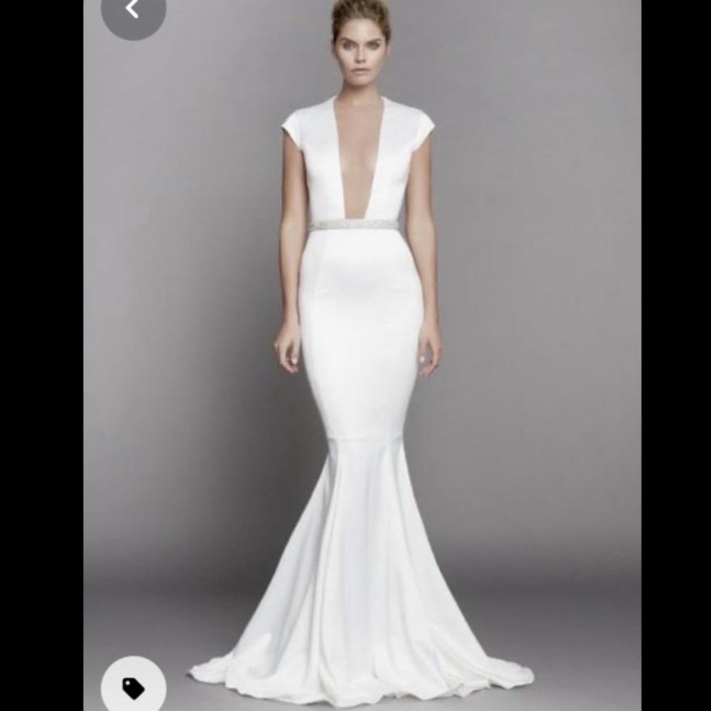 White wedding dress, wedding gown, prom dress